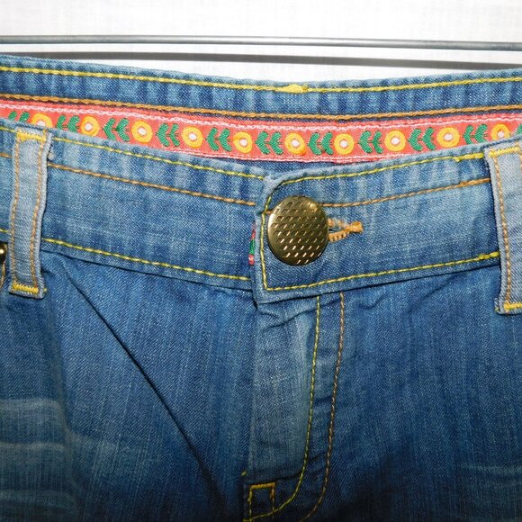 Primark Denim Co Womens 16 Medium Wash Flared Leg Blue Jeans - Picture 3 of 13